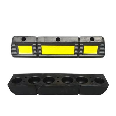 Durable Rubber Curb Garage Vehicle Floor Stopper  For Parking