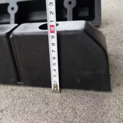 Durable Rubber Curb Garage Vehicle Floor Stopper  For Parking