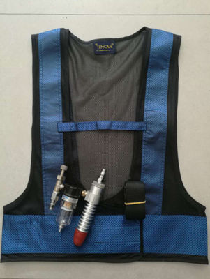 Cooling Vest Air Cooling Compressor Steelvortex Tube Blue Color