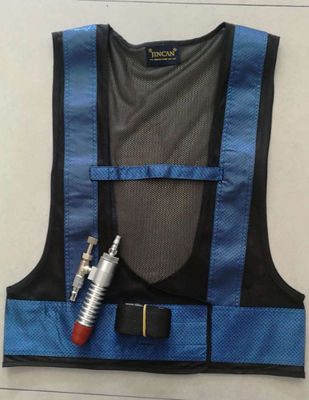 Cooling Vest Air Cooling Compressor Steelvortex Tube Blue Color