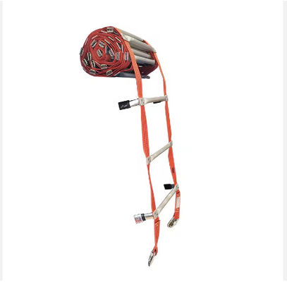 Safety Rope Folding Ladder, Safety Escape Roller Ladder, Emergency Rescue Folding Aluminum Ladder