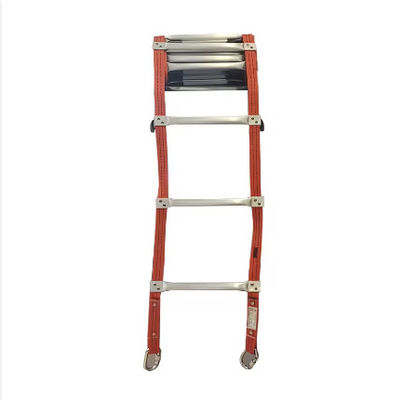 Safety Rope Folding Ladder, Safety Escape Roller Ladder, Emergency Rescue Folding Aluminum Ladder