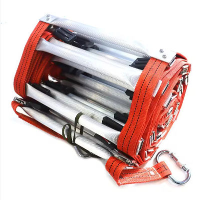 Safety Rope Folding Ladder, Safety Escape Roller Ladder, Emergency Rescue Folding Aluminum Ladder
