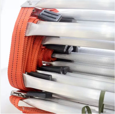 Safety Rope Folding Ladder, Safety Escape Roller Ladder, Emergency Rescue Folding Aluminum Ladder