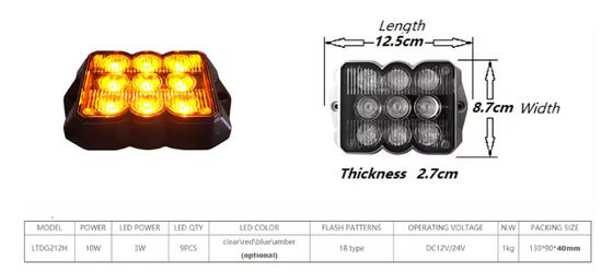 Led Warning Light For Ambulance Fire Rescue Emergency Vehicles