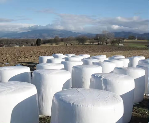 Silage Wrap Stretch Agricultural Cling Film Plastic Bale Agricultural Rond Silage Packing Film