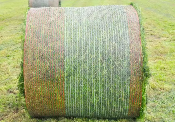 Hdpe Anti Uv Agricultural White Packing Hay Wrap Bale Silage Wrapping Round Bale Hay Net Wrap Plastic Pallet Net
