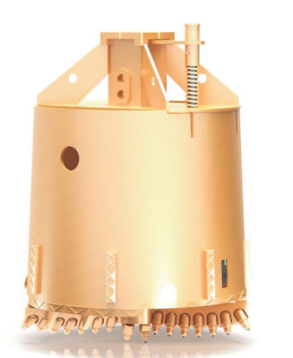 Drilling Bucket With Double Cutter Rock Teeth For Hard Rock Drilling Constructions