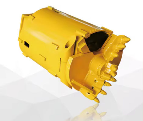 Drilling Bucket With Rock Drilling Teeth--Conical Straight