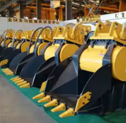 Hydraulic Concrete Crusher Bucket For Excavator Jaw Crusher Bucket