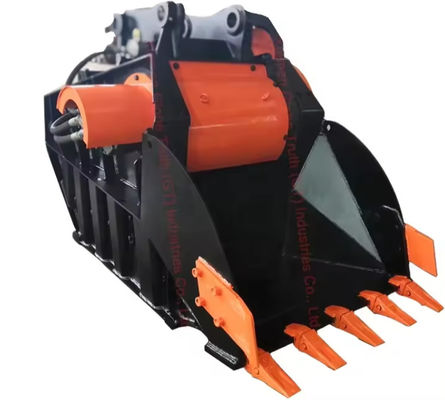 Demolition Work Heavy Duty Excavator Rock Crusher Bucket Machinery Parts