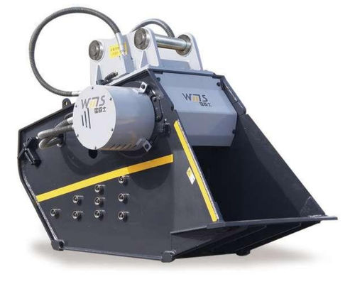 WMS Excavator Stone Crusher Bucket Crushing Bucket For Coal