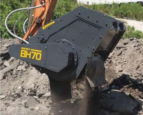 Excavator Stone Jaw BH70 Crusher Buckets Concrete Crusher Bucket For Digger