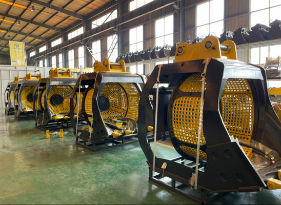 Sand Soil Screening Bucket Excavator Screening Rotating Bucket CE Certified