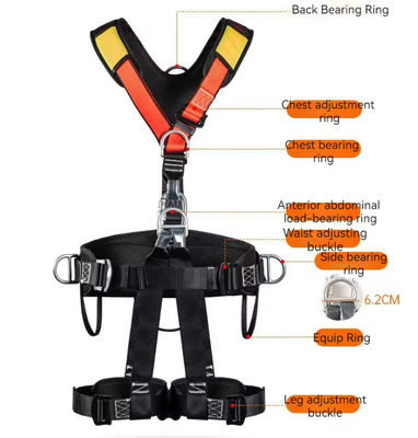 High Quality Hot Sale Trees Climbing Rock Climbing Emergency Rescue Full Body Safety Harness