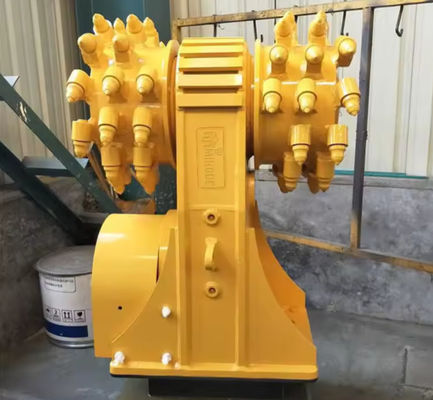 Excavator Hydraulic Drum Cutter For Tunnel Construction Works