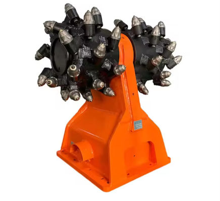 Excavator Attachments Horizontal Ripper Hydraulic Trenching Drum Cutter