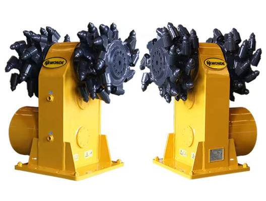 Excavator Attachments Horizontal Ripper Hydraulic Trenching Drum Cutter
