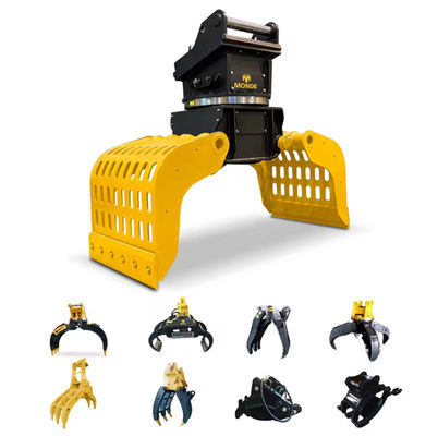 Excavator Hydraulic Demolition Grab Sorting Grapple Rock Select Grapple Hydraulic Clamp