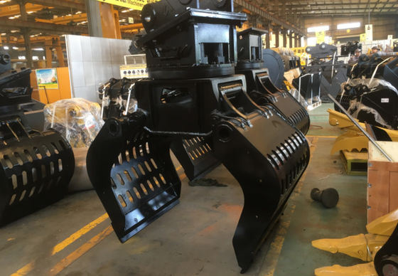 Excavator Hydraulic Demolition Grab Sorting Grapple Rock Select Grapple Hydraulic Clamp