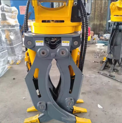 Double Cylinder 360 Rotary Hydraulic Grapple Telescopic Arm Clamp Wood Grab Bucket For Excavator