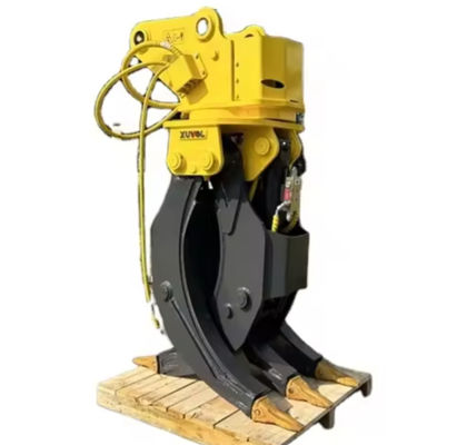 Forestry Construction Machinery Equipment Rotary Excavator Attachment Double Cylinder Timber Log Grapple
