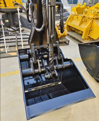 New Excavator Hydraulic Rotary Clamshell Bucket Grab Bucket Two Shells Horizontal Cylinders