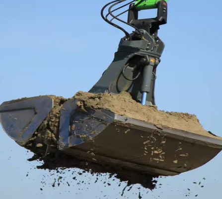Dredging Clamshell Grab Bucket With Cutting Edges In High Wear Resistance Steel