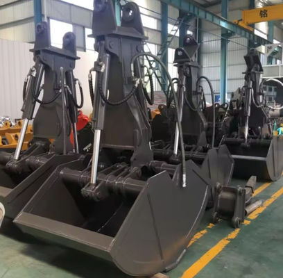 Dredging Clamshell Grab Bucket With Cutting Edges In High Wear Resistance Steel