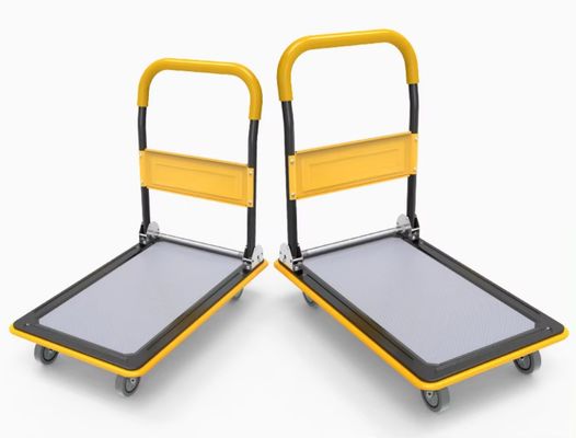 150kgs L73cm*W47cm*H98cm Platform Truck Foldable Platform Truck Push Dolly Multifunctional Heavy Duty Foldable Warehouse