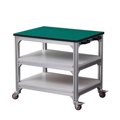 High Quality Metal Lab Furniture Cart Hospital Trolley Cart For Movable Cart Equipment Trolley Workshop Table With Wheel