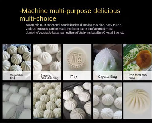 Automatic Small Bun Baozi Momo Make Machine / Steamed Bun Dimsum Making Machine