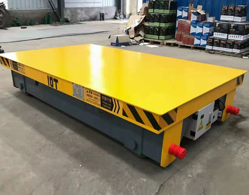 Logistic Warehouse Electric Rail Transport Flatbed Truck Intelligent Transfer Heavy-Duty Handling Vehicle