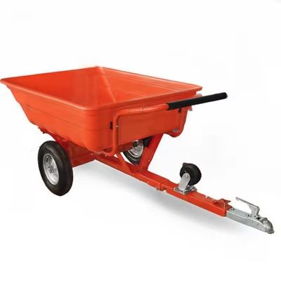 Hot Sale ATV Trailer Farm Garden Transportation Utility Tractor Truck Tow Tipping ATV Cart Trailer