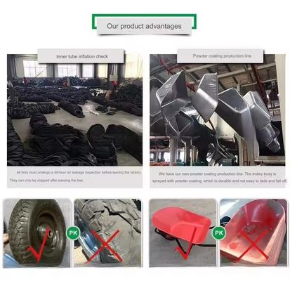 Hot Sale ATV Trailer Farm Garden Transportation Utility Tractor Truck Tow Tipping ATV Cart Trailer