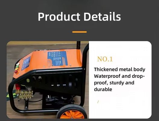 220V Commercial Push Type Car Washer Easy To Operate Car Washer Machine Hot Selling Car Pressure Washer