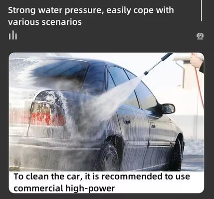 220V Commercial Push Type Car Washer Easy To Operate Car Washer Machine Hot Selling Car Pressure Washer