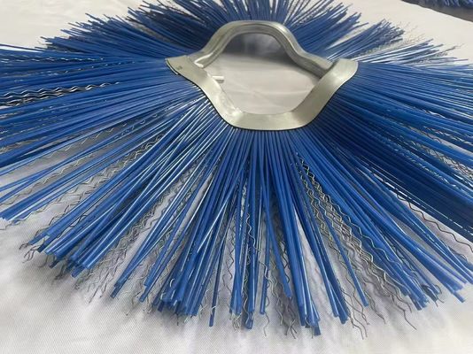 Factory Price Convoluted Sweeper Brush High Hardness Mix Wire Wafer Brush