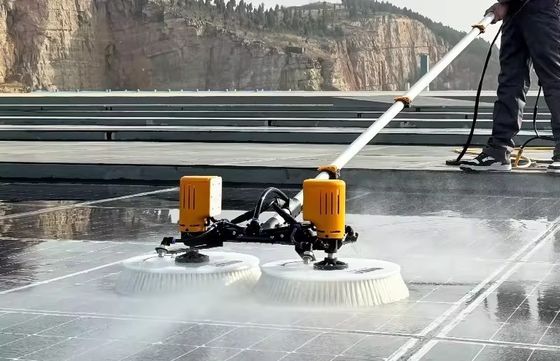 Solar Panel Cleaning Equipment Factory Outlet Solar Panel Cleaning Solutions Solar Pv Cleaning Rotating Brush