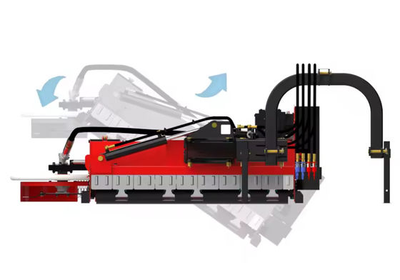 Rear-Side Flail Lawn Mower Mulcher For Light Duty Tractor Pto Pull Behind Flail Mower