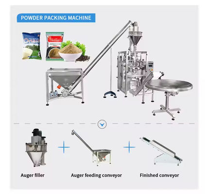 Automatic Vertical Rice Sugar Salt Bagging Machine Rice Grain Bean Cereal Bag Filling Machine