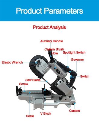 Multifunction Small Fully Automatic Vertical Band Saw Cold Saw Metal Cutting Machine Machine