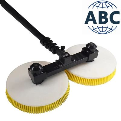 Double Head Solar Panel Cleaning Brush Telescopic Solar Panel Cleaning Brush