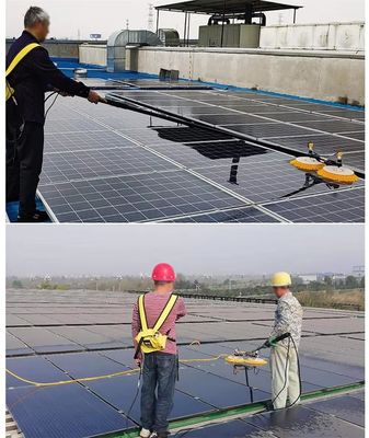 Double Head Solar Panel Cleaning Brush Telescopic Solar Panel Cleaning Brush