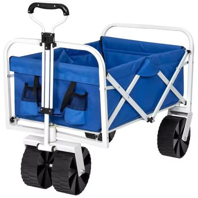 Collapsible Outdoor Garden Park Utility Folding Kids Wagon Portable Beach Trolley Cart Camping Foldable Wagon Cart