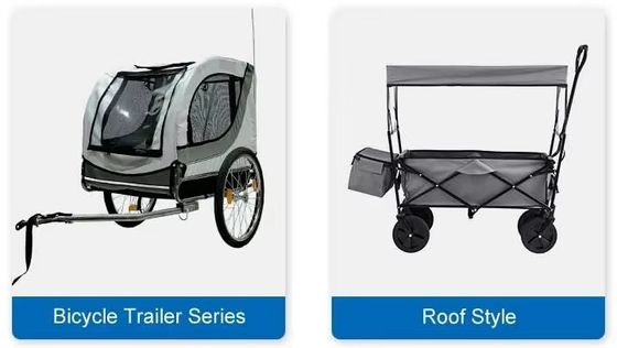 360 Degree folding wagon Adjustable Hand portable garden cart heavy duty folding trolley