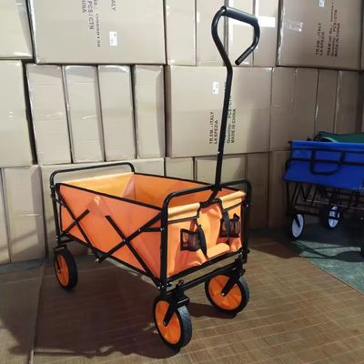 360 Degree folding wagon Adjustable Hand portable garden cart heavy duty folding trolley