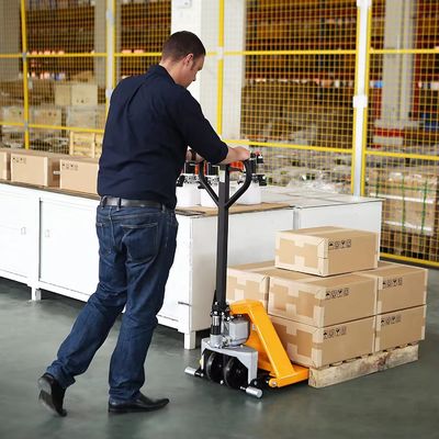 Manual Pallet Truck High Lift Forklift Truck 1 T Manual Hydraulic Ground Cattle 1.5 Ton Lifting Platform Forklift Truck