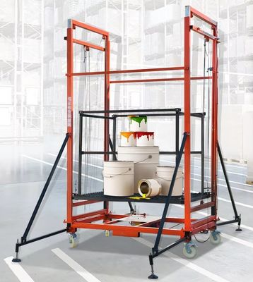 500kg 3m mobile mini cargo lift elevator warehouse home portable steel lift aerial work platform goods and man