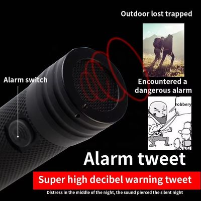 Super Bright LED Lighting Lantern Outdoor Travel Self-driving Tour Portable Life-saving Hammer Torch Solar Charging Flas